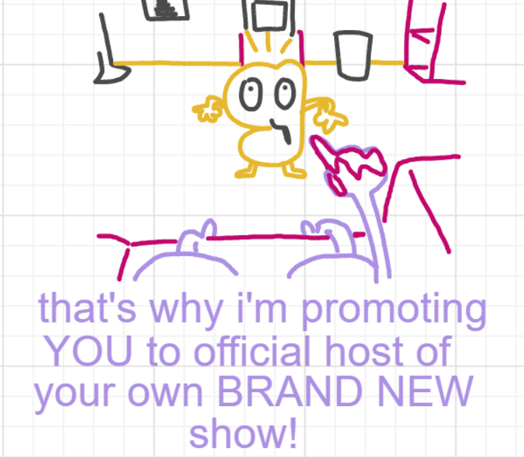 A panel from I've Been Everywhere, Man, episode nine of the Board Boards object show by Furretwalk/WalkingFurret.